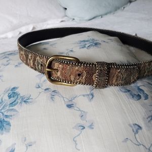 Absolutely Fresh Lace & Glitter Belt - Sz S/M